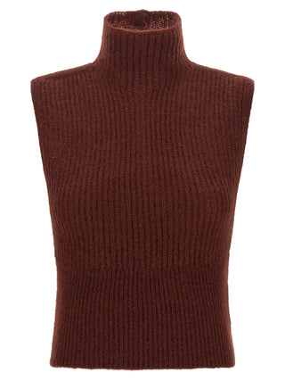 Max Mara Placido Mohair Wool Sleeveless Sweater