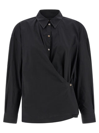 Lemaire Black Cotton Blouse