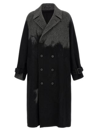 Yohji Yamamoto Gray Wool Coat