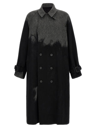 Yohji Yamamoto Gray Wool Coat