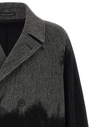 Yohji Yamamoto Gray Wool Coat