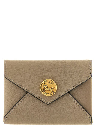 Chloé Beige Goatskin Cardholder