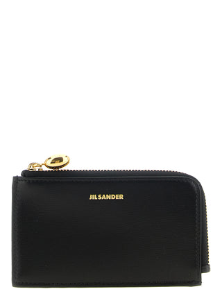 Jil Sander Calfskin Zip Coin Purse