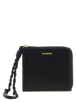 Jil Sander Tangle Calfskin Card Holder