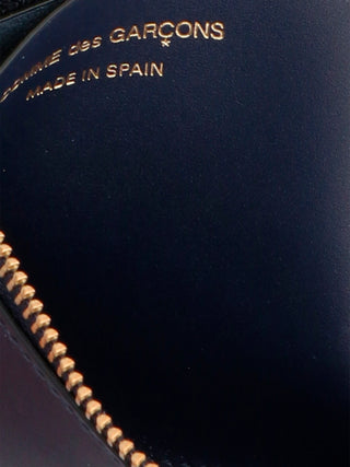 Comme Des Garçons Blue Calfskin Wallet