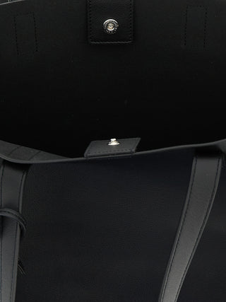 Saint Laurent Black Calfskin Tote Bag