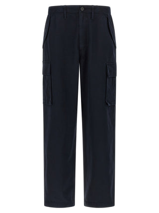 Burberry Blue Cotton Cargo Pants