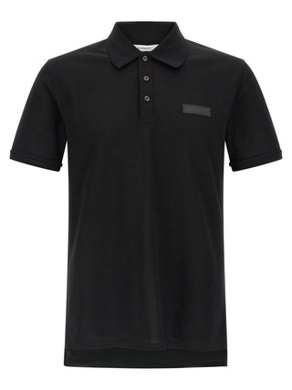 Givenchy Black Cotton Polo Shirt