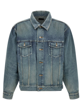Saint Laurent Blue Cotton Denim Jacket