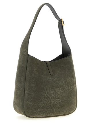 Saint Laurent Gray Lamb Leather Shoulder Bag