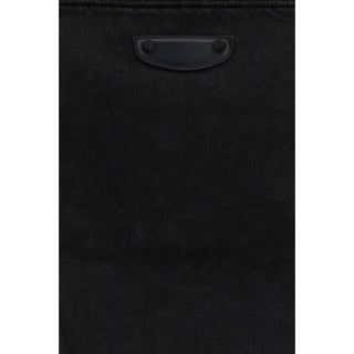 Balenciaga Black Cotton Denim Jacket