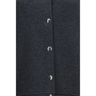 Brunello Cucinelli Gray Cotton Bomber