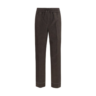 Brioni Brown Wool Oves Aries Casual Pants
