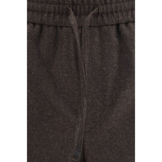 Brioni Brown Wool Oves Aries Casual Pants