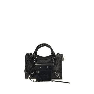 Balenciaga Black Lamb Ovis Aries Shoulder Bag
