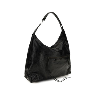 Balenciaga Black Lamb Ovis Aries Shoulder Bag