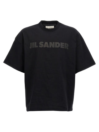 Jil Sander Logo Print Cotton T-Shirt
