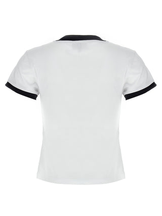 Ganni White Cotton T-Shirt