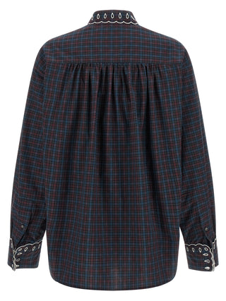 Marni Blue Cotton Blouse