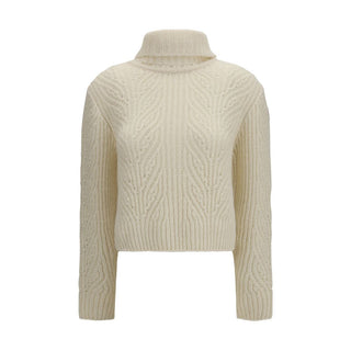 Moncler Beige Wool Oves Aries Turtleneck