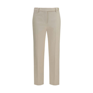 Brunello Cucinelli Beige Cotton Dress Pants