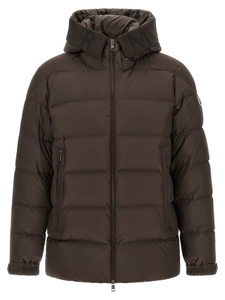 Moncler Brown Polyester Full-Length Jacket