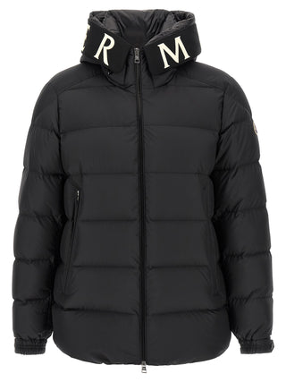 Moncler Black Polyester Full-Length Jacket