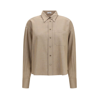 Brunello Cucinelli Beige Denim Shirt