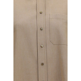 Brunello Cucinelli Beige Denim Shirt
