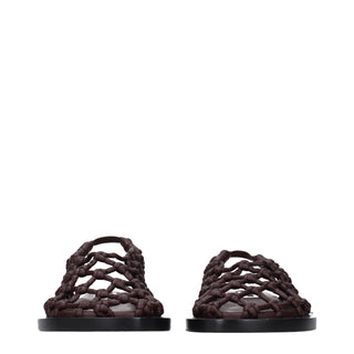 Jil Sander Leather Flat Sandals