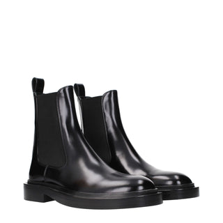 Jil Sander Leather Ankle Boots