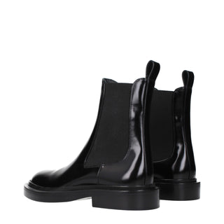 Jil Sander Leather Ankle Boots