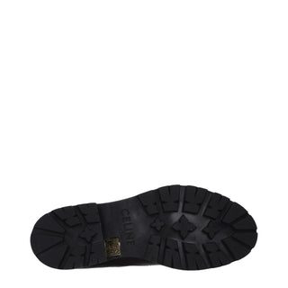 Celine Black Leather Ankle Boots