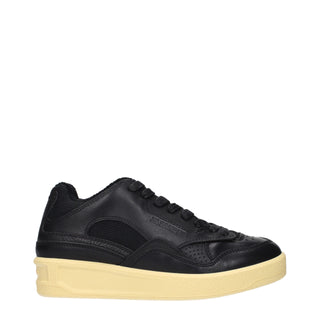 Jil Sander Leather Low-Top Sneakers