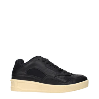 Jil Sander Leather Low-Top Sneakers