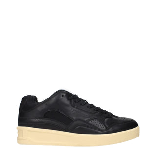 Jil Sander Leather Low-Top Sneakers