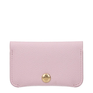 Burberry Pink Leather Cardholder