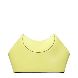 Givenchy Yellow Leather Clutch Bag