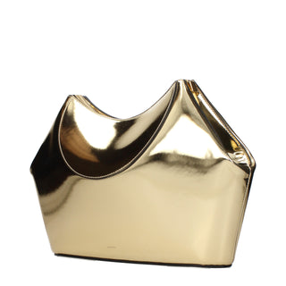 Givenchy Gold Leather Clutch Bag