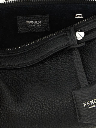 Fendi Black Calfskin Handbag