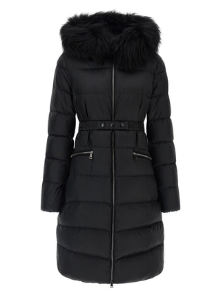 Moncler Black Polyamide Coat