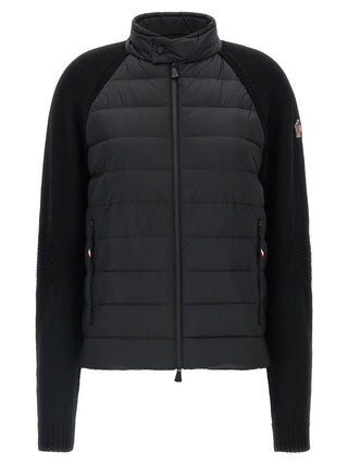 Moncler Grenoble Black Polyamide Cardigan