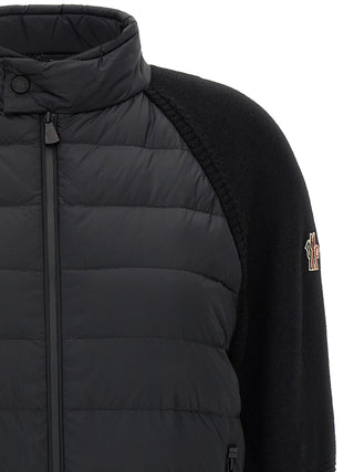 Moncler Grenoble Black Polyamide Cardigan