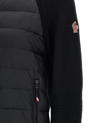 Moncler Grenoble Black Polyamide Cardigan