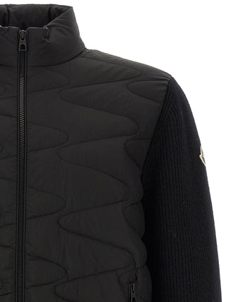 Moncler Black Polyamide Cardigan