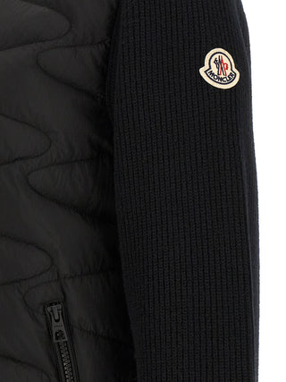 Moncler Black Polyamide Cardigan