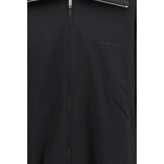 Balenciaga Black Cotton Full-Length Jacket