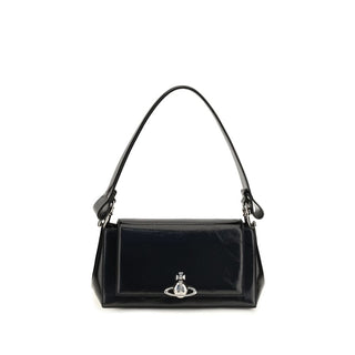 Vivienne Westwood Black Calf Leather Bos Taurus Handbag
