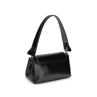 Vivienne Westwood Black Calf Leather Bos Taurus Handbag