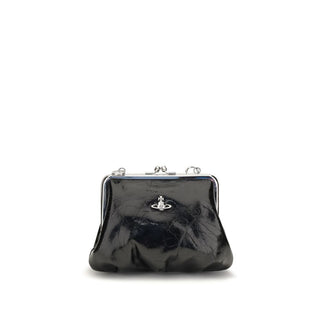 Vivienne Westwood Black Calf Leather Bos Taurus Wallet